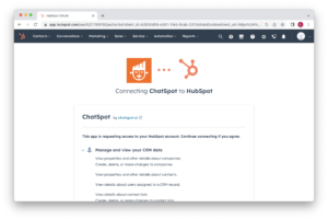 Connecting ChatSpot to Your HubSpot Account