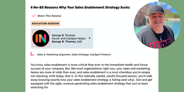 INBOUND Session with George B. Thomas