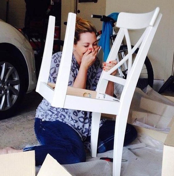 Ikea furniture build fail