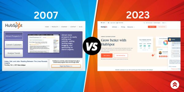 Comparing older static websites to modern dynamic websites