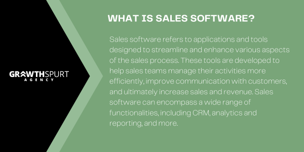 Sales Software Definition
